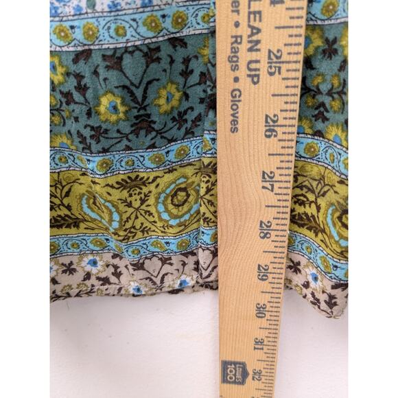 Artisan De Lux Women's Pants Paisley High Waist Pull On Multicolor Size Medium - Picture 6 of 10